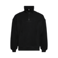 Saint Laurent Half Zip Sweatshirt "Black"