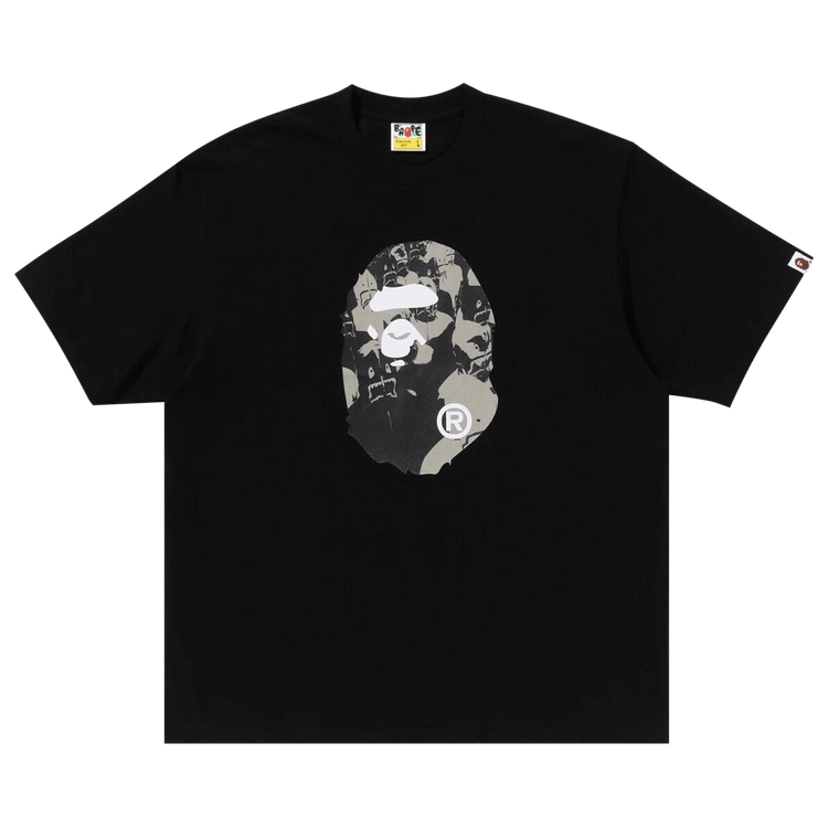 BAPE Shark Seijin Ape Head Relaxed Fit Tee "Black"