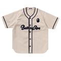 BAPE A Bathing Ape Baseball Shirt "Ivory"