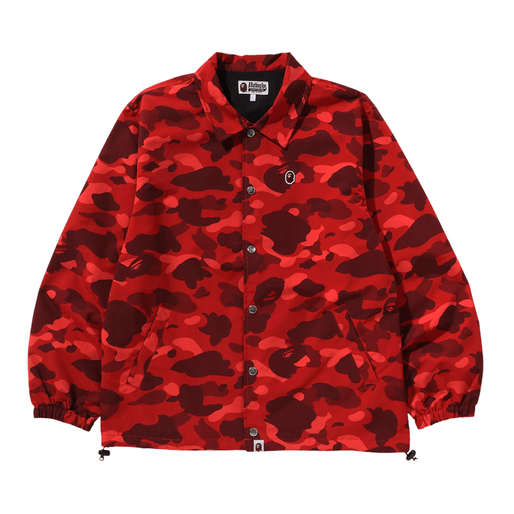 BAPE Color Camo One Point Coach Jacket "Red"