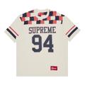 Supreme Patchwork Yoke Football Top "Stone"