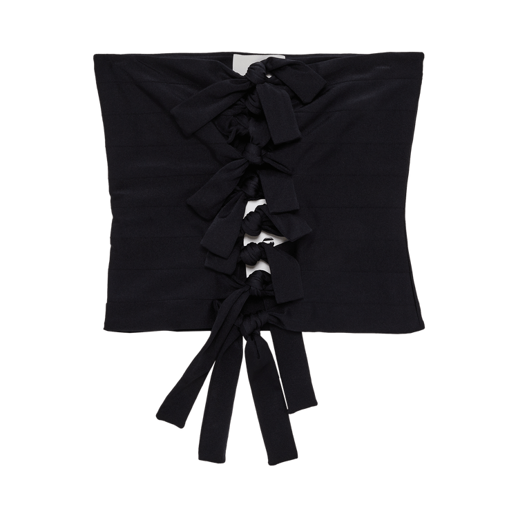 Coperni Knotted Gala Top "Black"
