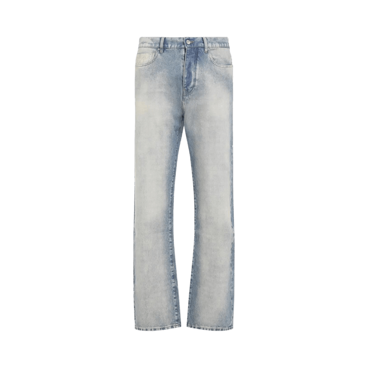 Amiri Quad Cuff Straight Jean "Antique Indigo"