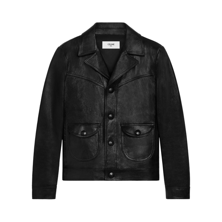 CELINE Straight Cut Blouson Jacket "Black"