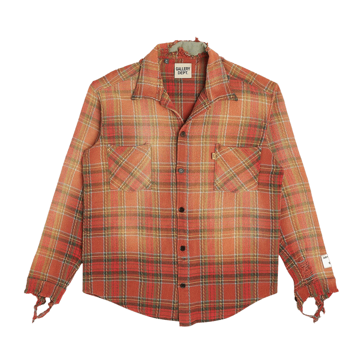 Gallery Dept. Marley Flannel Long-Sleeve Shirt "Red/Black"