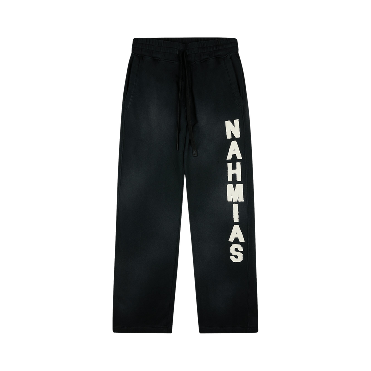 Nahmias Appliqué Baggy Sweatpants "Vintage Black"