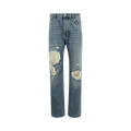 Balenciaga Ripped Pants "Sun Bleached Blue"