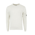 C.P. Company Crewneck Sweater "White Melange"