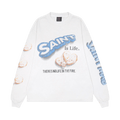 SAINT Mxxxxxx Heart Cake Long-Sleeve Tee "White"