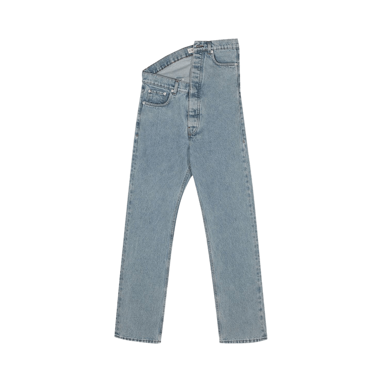 Y/Project Evergreen Asymmetric Waist Jeans "Ice Blue"