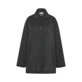 The Row Rigel Spread Collar Shirt "Dark Grey"