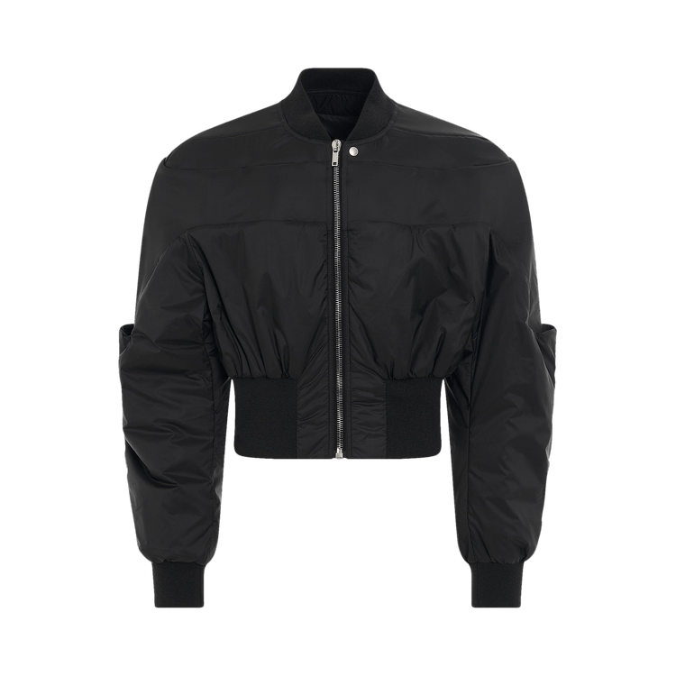 Rick Owens Cropped Girdered Bomber "Black"