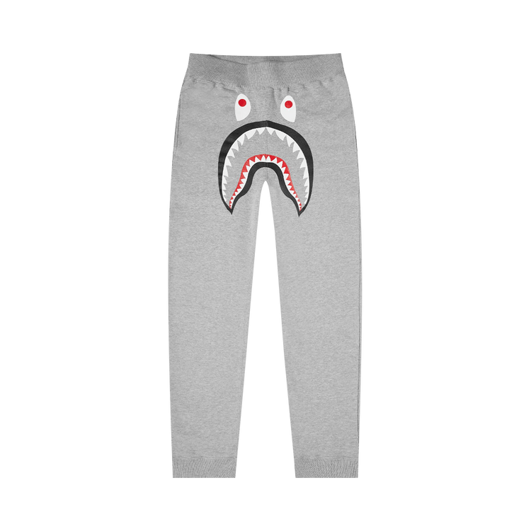 BAPE Shark Slim Sweatpants "Grey"