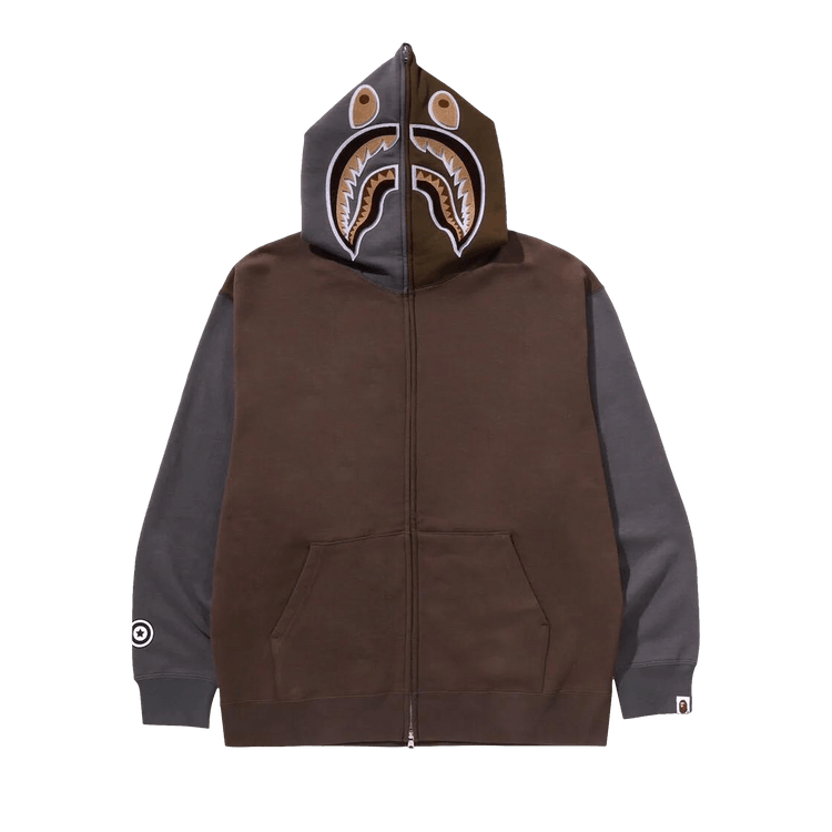 BAPE Shark Full Zip Hoodie #2 "Beige"
