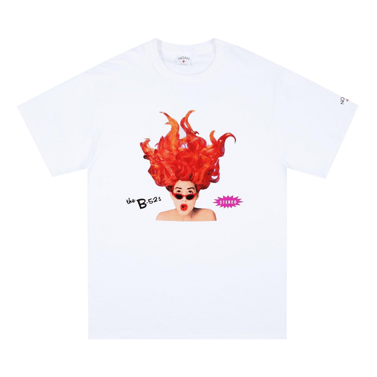 Noah x The B-52s Wig T-Shirt "White"