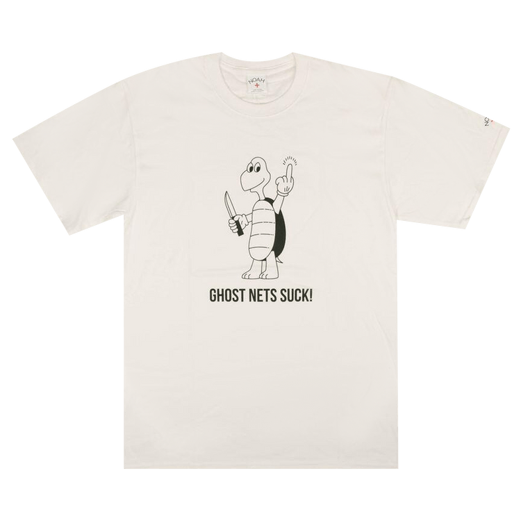 Noah Ghost Nets Suck Short-Sleeve T-Shirt "White"