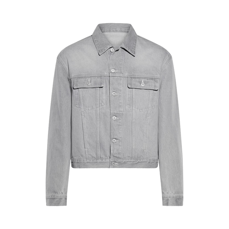 Jacquemus La Veste De-Nimes Jacket "Grey/Off White"