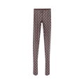 Marine Serre Moon Printed Mesh Tights "Brown"