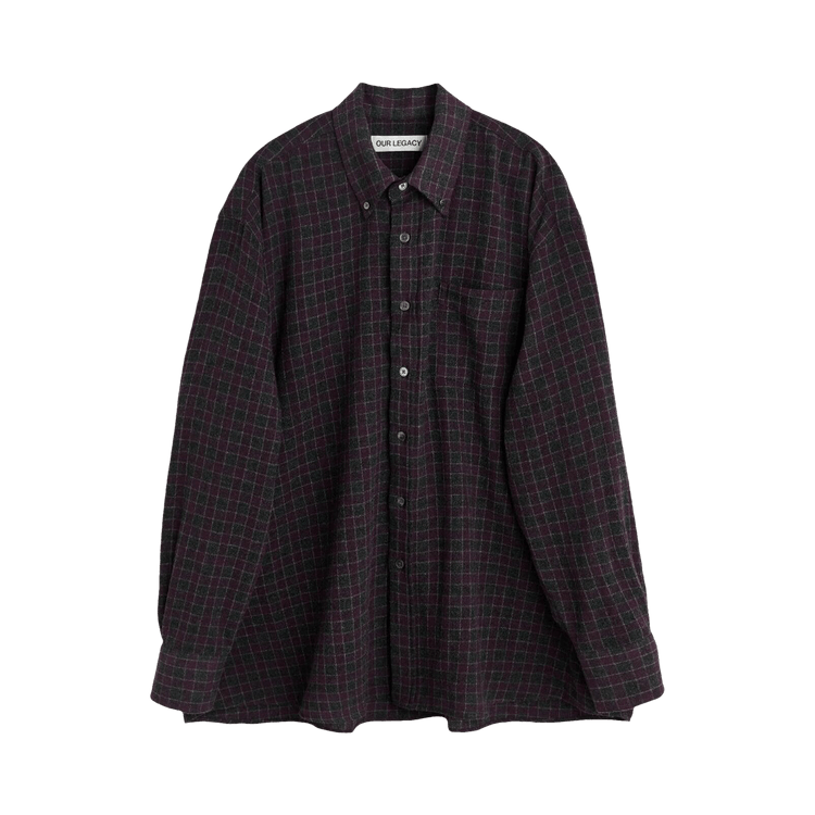 Our Legacy Borrowed Buttoned Down Shirt "Check Print"