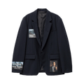 Undercover Wool One Button Jacket "Dark Navy"