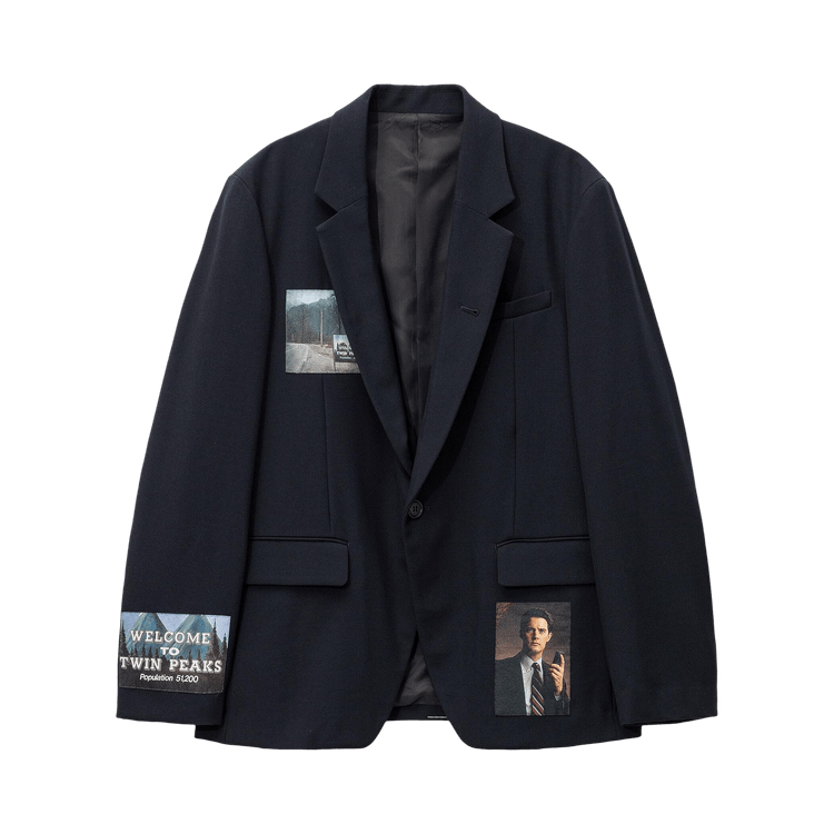 Undercover Wool One Button Jacket "Dark Navy"