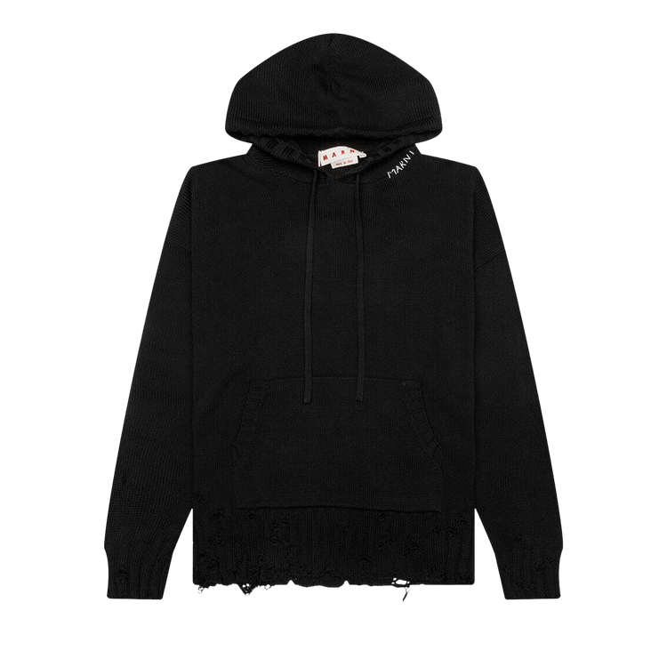 Marni Twist Crewneck Sweater "Black"