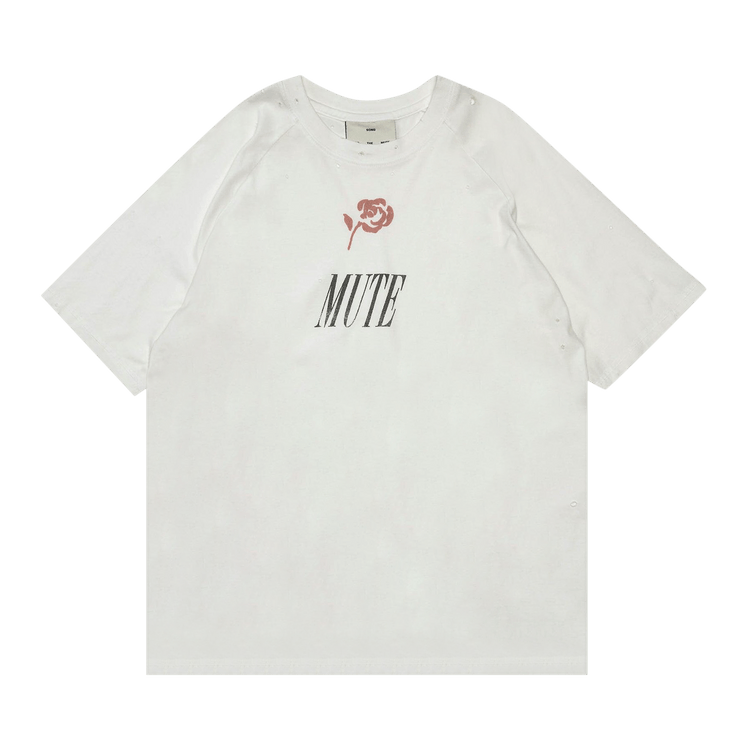 Song for the Mute Raglan Tee "White"