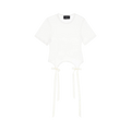 Simone Rocha Bow Tail Easy T-Shirt "Ivory"