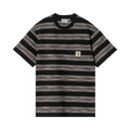 Carhartt WIP Short-Sleeve Dodson Pocket T-Shirt "Black Stripe"