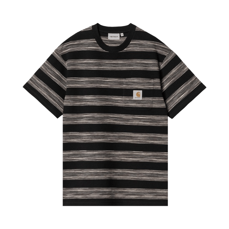 Carhartt WIP Short-Sleeve Dodson Pocket T-Shirt "Black Stripe"