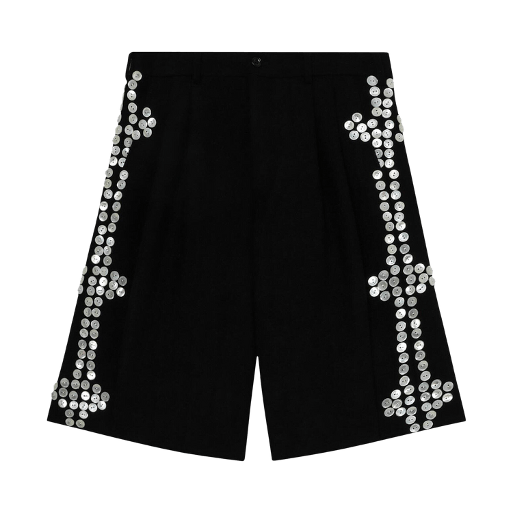 Comme des Garçons Straight Leg Shorts "Black"