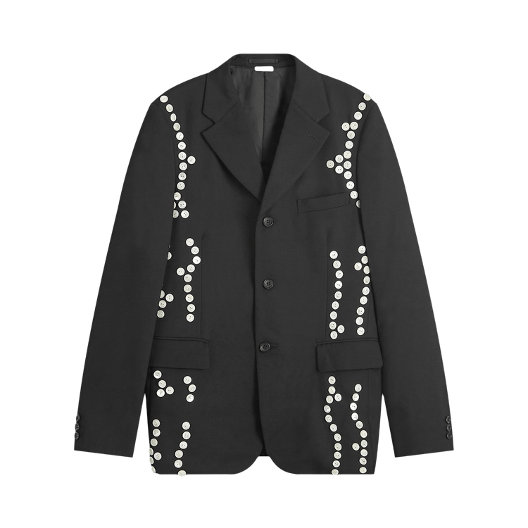 Comme des Garçons Button Stitched Blazer "Black"
