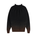 Simone Rocha Oversized Gathered Pleated Neck Jumper "Chocolate Ombre/Jet"