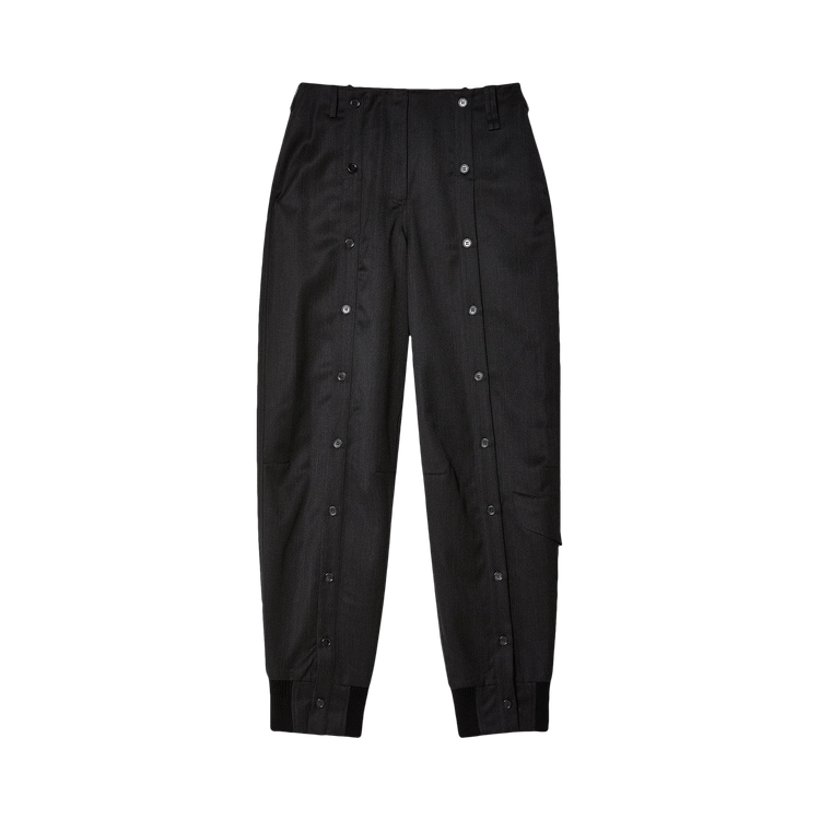 Simone Rocha Button Placket Trousers "Black"