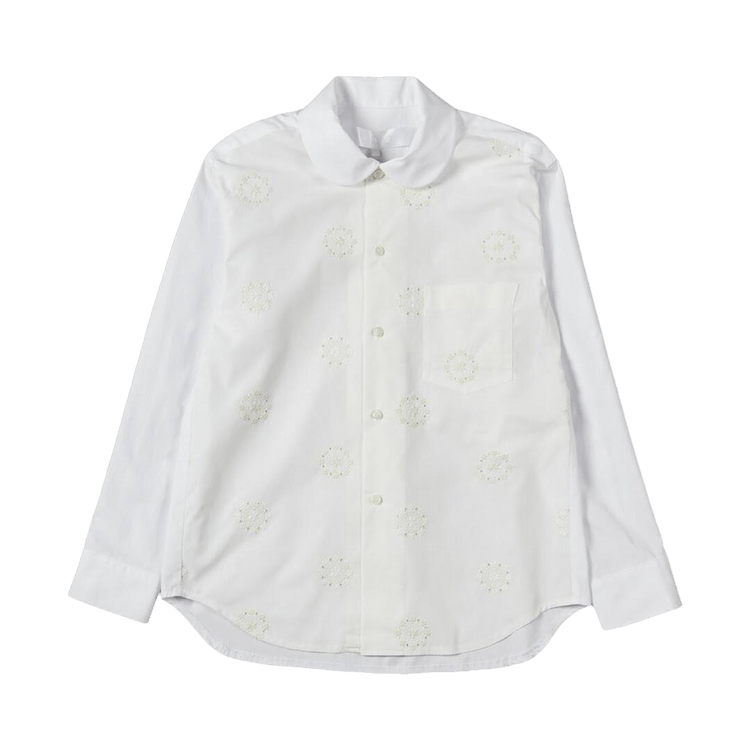 Tao Comme des Garçons Embroidered Blouse "White"