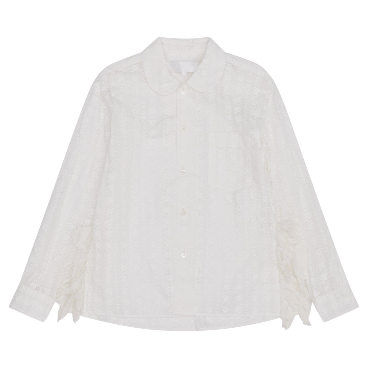 Tao Comme des Garçons Embroidery Blouse "White"