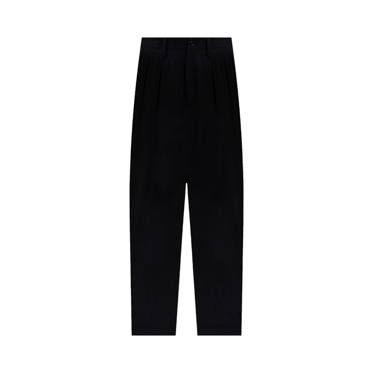 Y's Double Tuck Wide Pants 'Black'