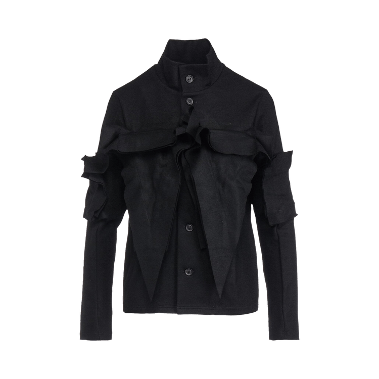 Yohji Yamamoto Box Detail Cardigan "Black"