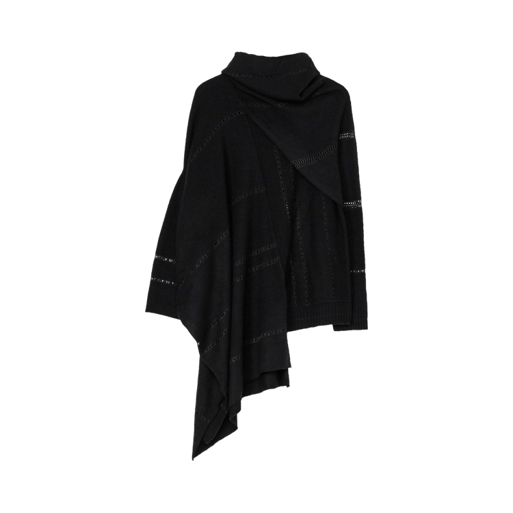 Yohji Yamamoto Asymmetry Flare Pull Over "Black"