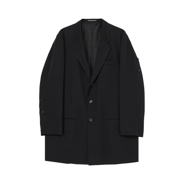 Yohji Yamamoto Pour Homme N- Button Big Jacket "Black"