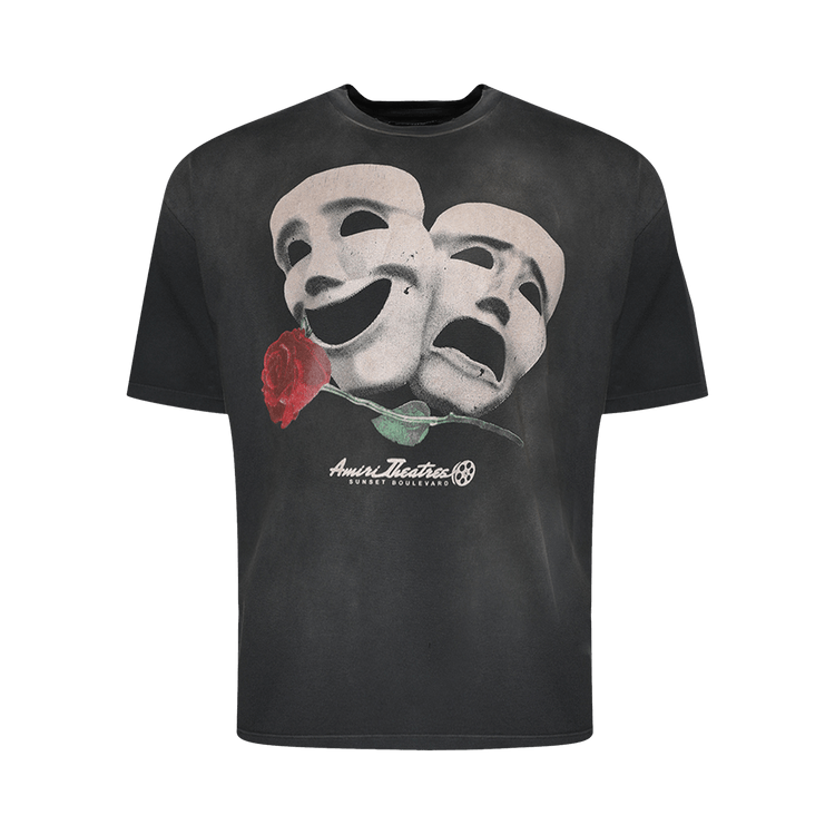 Amiri Theatre Masks Oversized Tee "Black"