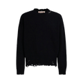 Marni Long-Sleeve Crewneck Sweater "Black"
