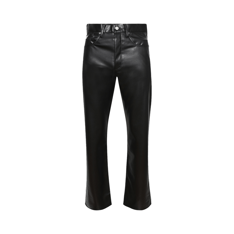 MISBHV Faux Leather Trousers "Black"