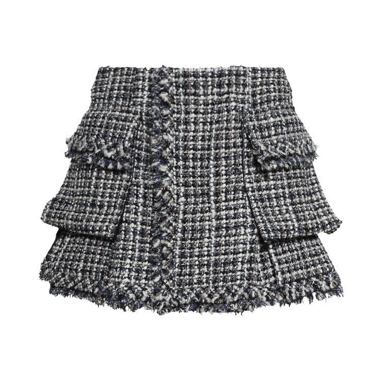 Sacai Tweed Shorts "Off White/Blue"