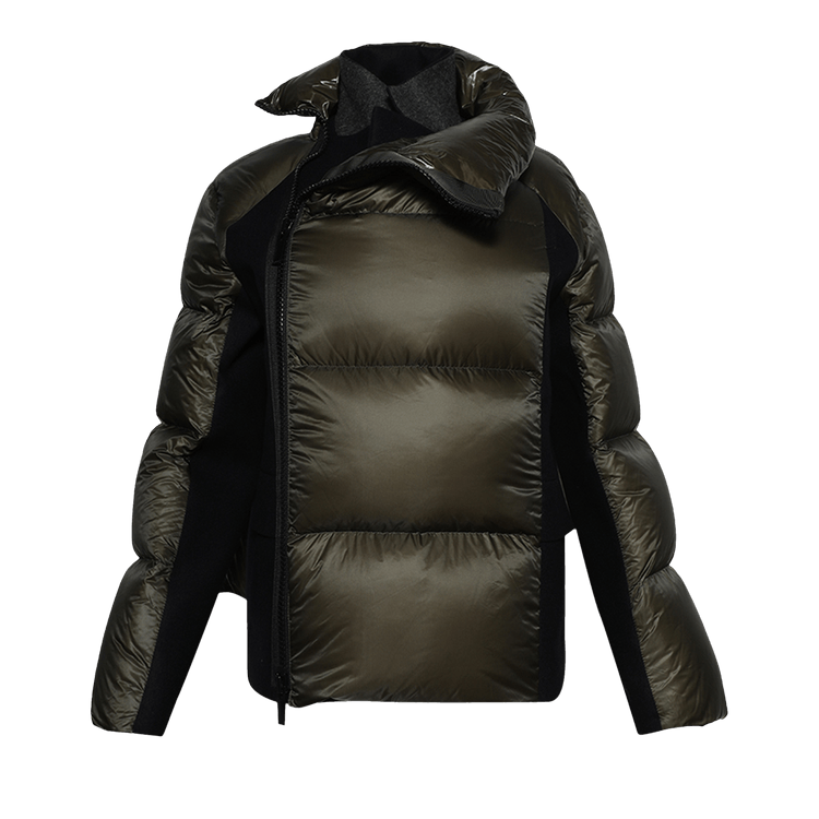 Sacai Ripstop Padded Jacket "Khaki/Navy"