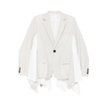 Sacai Suiting Poplin Jacket "Ecru"