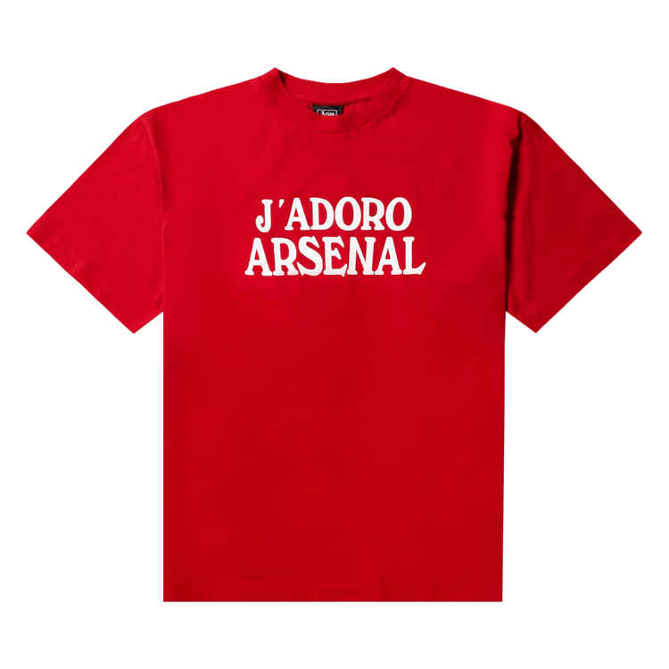 Aries x Arsenal J"Adoro Short-Sleeve Tee "Red'
