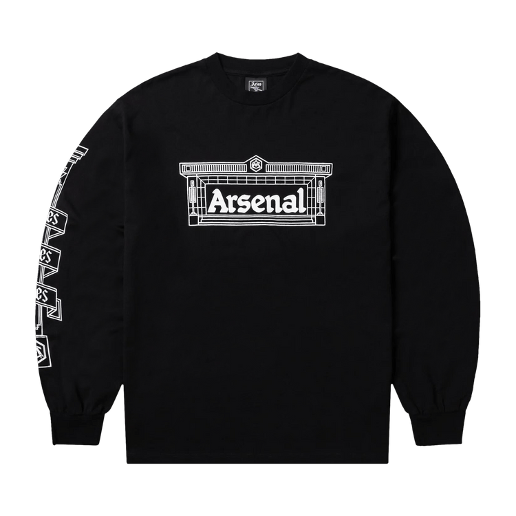 Aries x Arsenal Highbury Temple Long-Sleeve Tee "Black"