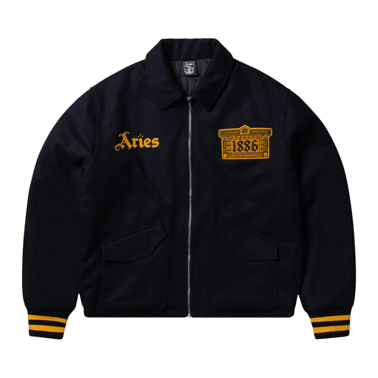 Aries x Arsenal Wool Bomber Jacket "Navy"