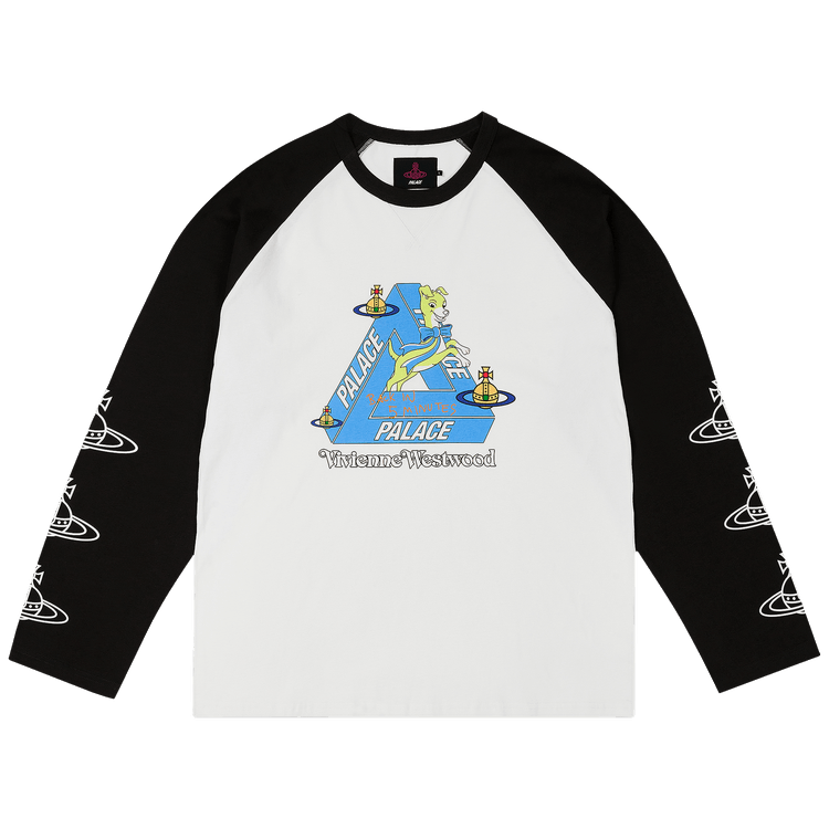 Palace x Vivienne Westwood Raglan Long-Sleeve "White/Black"